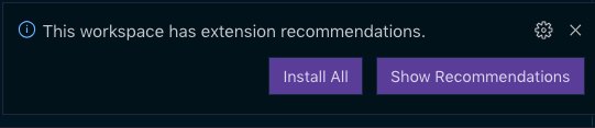 Recommended Extension