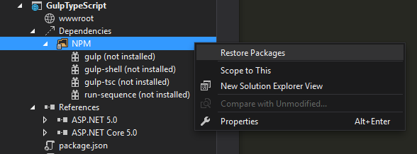 Restore Packages