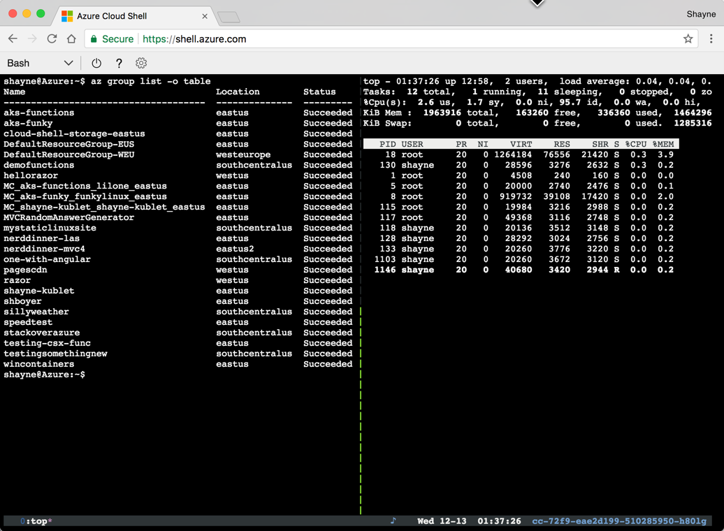 azure-tmux